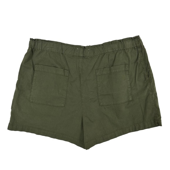 Loft Palazzo Pull On Shorts Olive Green Khaki Womens XL - Picture 5 of 9